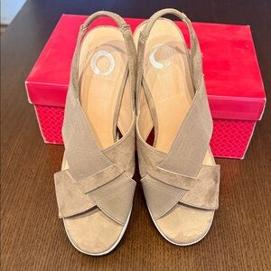 Elegant Tan Women's Slingback Shoes